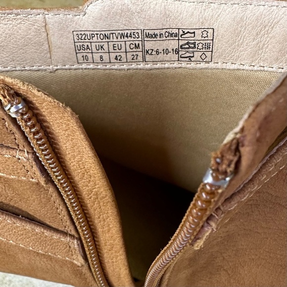 Vionic Upton Ankle Bootie Tan Leather - Picture 6 of 7